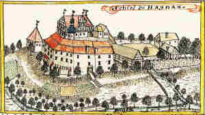 Schlos zu Haynau - Zamek, widok oglny